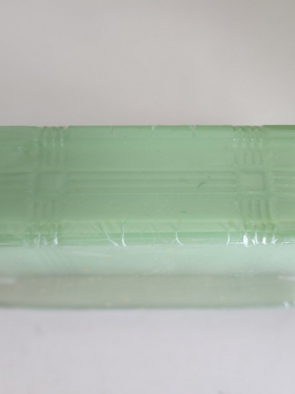 Vintage Jadite Jadeite 1/4 lb. Butter Dish Criss Cross Pattern New Condition
